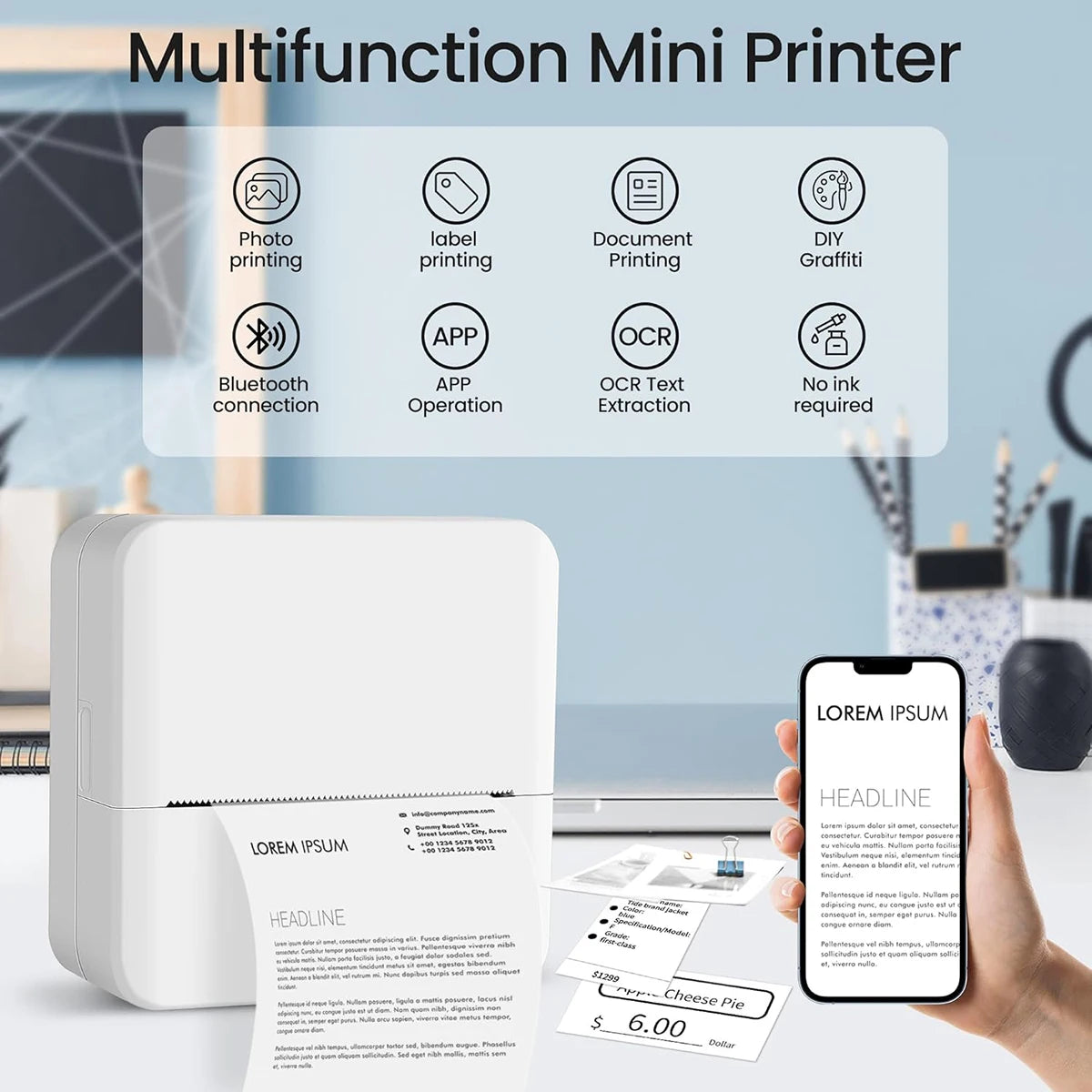 Portable Pocket Printer