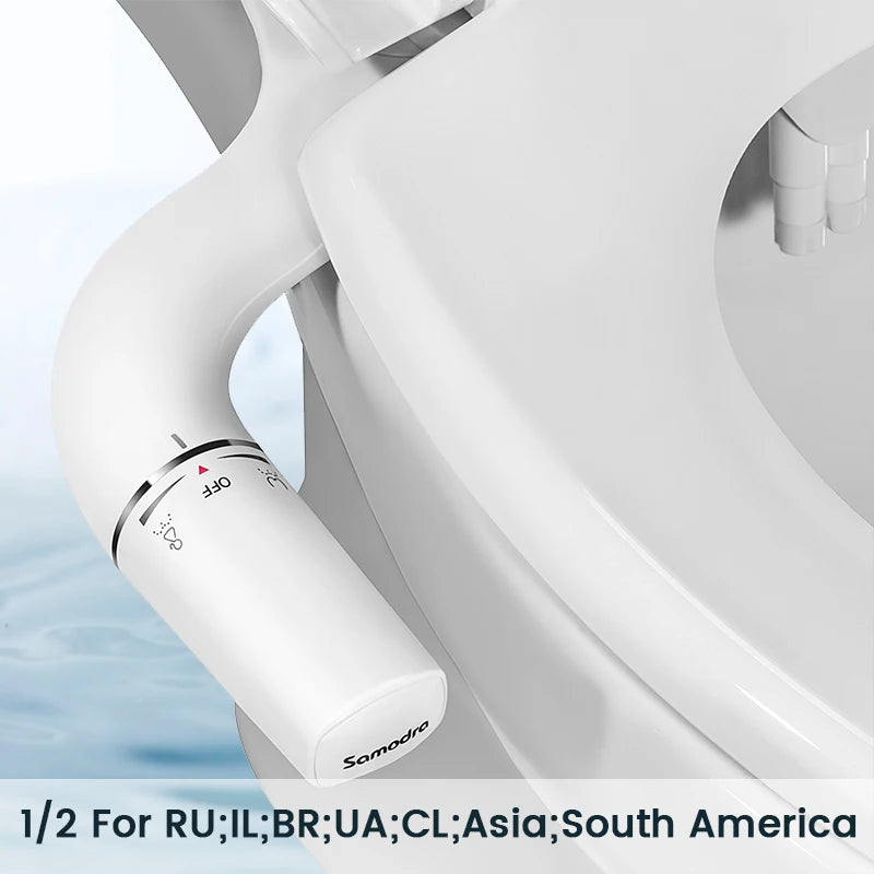 Ultra-Slim Bidet Attachment for Toilet