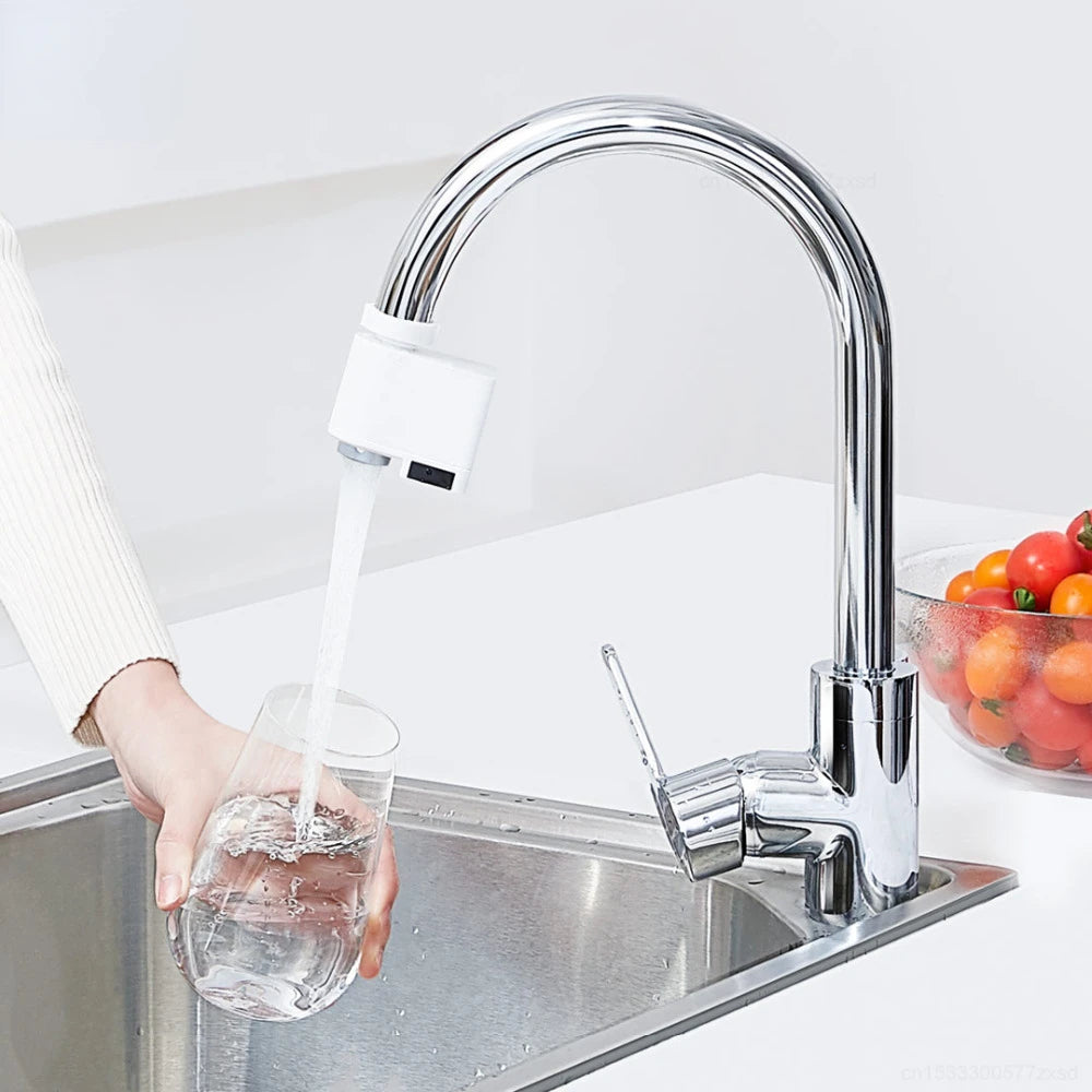 SmartSense Touchless Automatic Faucet Adapter – Rechargeable Infrared Water-Saving Device, Xiaomi XiaoDa