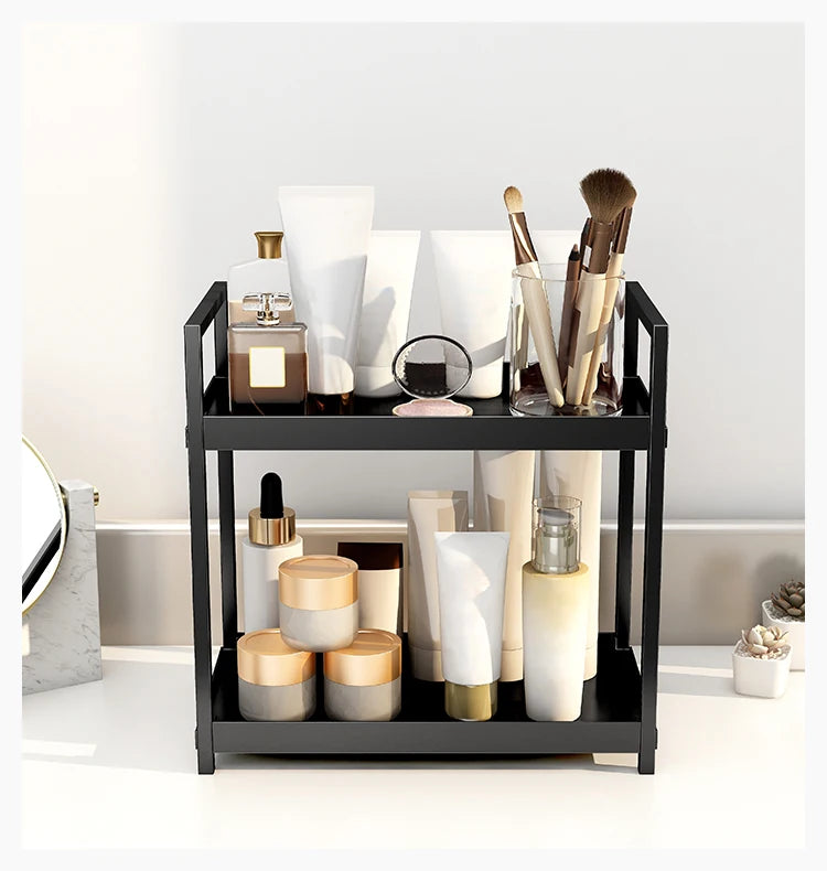 2 Tier storage rack, cosmetics rack, bathroom vanity organiser, Multiple Use