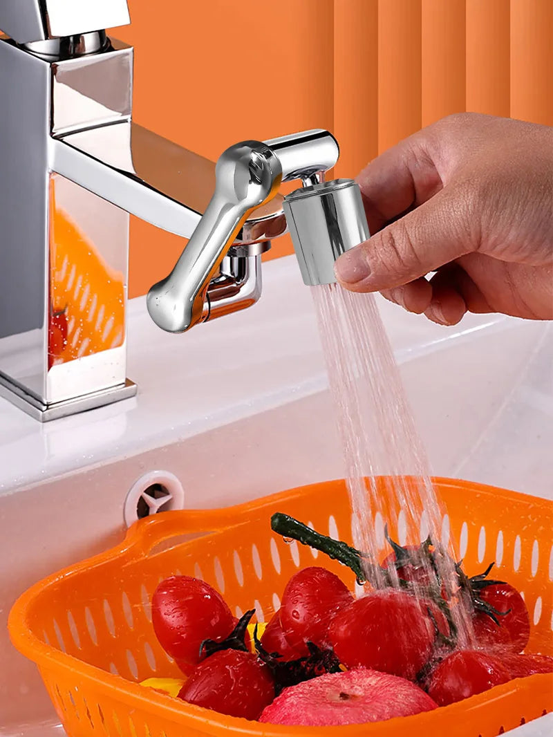 1080° Swivel Stainless Steel Faucet Extender – Dual-Mode Water Tap Sprayer & Universal Aerator