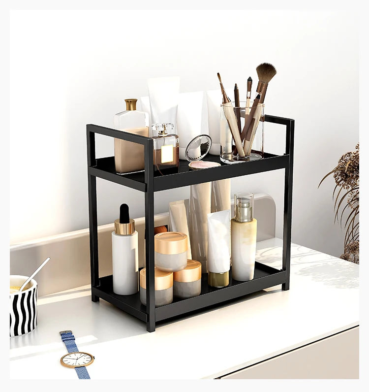 2 Tier storage rack, cosmetics rack, bathroom vanity organiser, Multiple Use