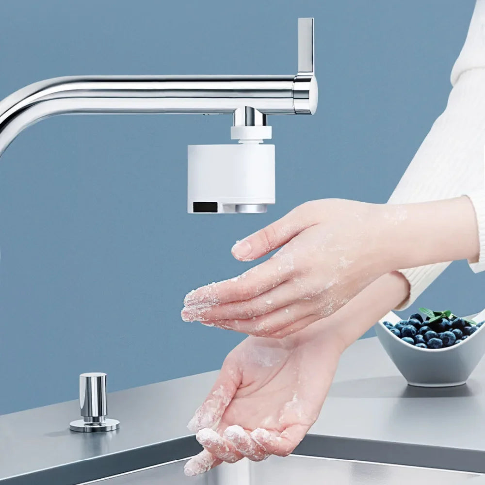 SmartSense Touchless Automatic Faucet Adapter – Rechargeable Infrared Water-Saving Device, Xiaomi XiaoDa