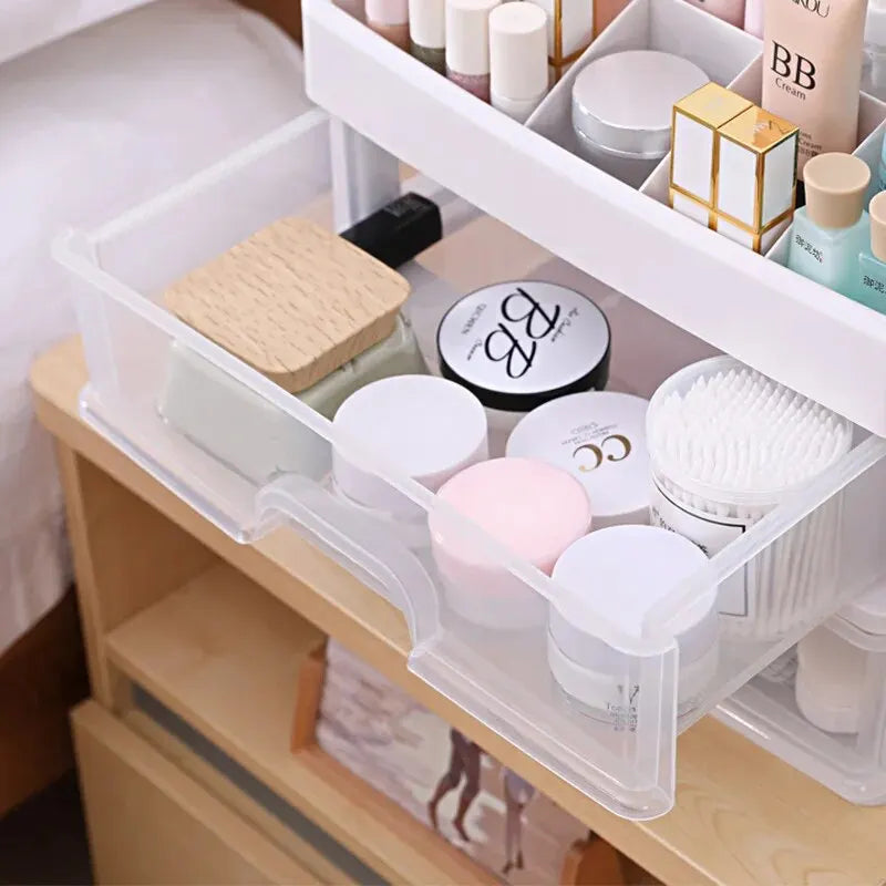 Transparent Cosmetic Storage Box